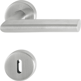 Hoppe Drückergarnitur Amsterdam E1400Z/42KV/42KVS, Edelstahl