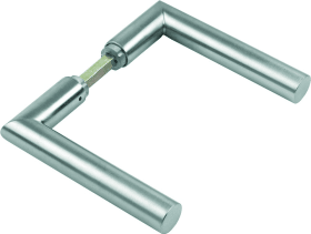 HOPPE Drückerpaar Amsterdam E1400Z, 8mm, TS 35-45,edelstahl matt