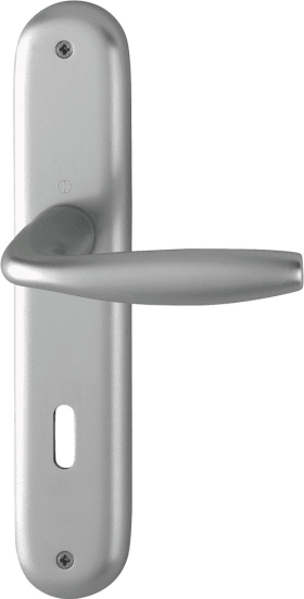 Hoppe Short Plate New York 1810/273KP, Aluminium