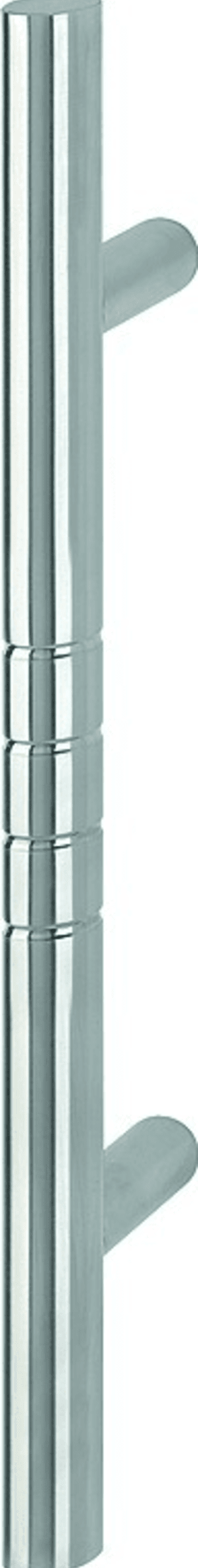 HOPPE Stoßgriff E5011DR,,BA 300,L 400,Ø 30,F69, 4 Rillen