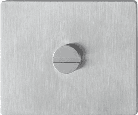 Hoppe key escutcheon E87S-SK, stainless steel