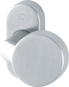 HOPPE Halbgarnitur E58G/55,o.Schl.ros.ov.,F69,o.No.