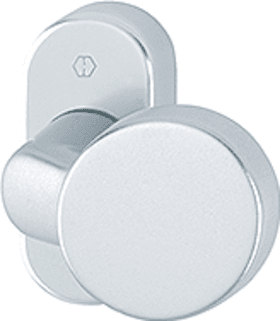 HOPPE Halbgarnitur 58G/55,o.Schl.ros.ov.,F1,o.No.