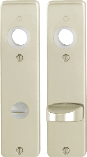 Hoppe Short Plate 202KP, Aluminium