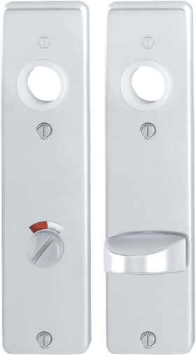 HOPPE Kurzschildpaar 202KP/AP, eckig o. No., WC/SS 78, TS 40, F1