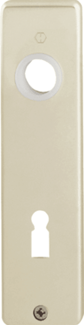 HOPPE Kurzschildpaar 202KP/AP, eckig o. No., BB 72, F2