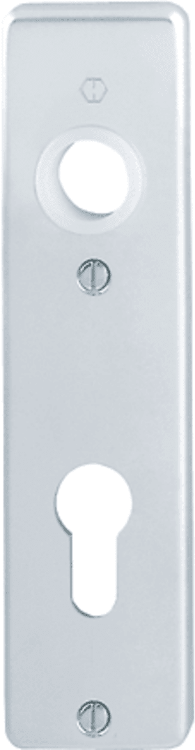 HOPPE Kurzschildpaar 202KP, eckig o. No., PZ 72, TS 40, F1