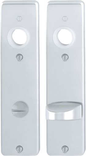 HOPPE Kurzschildpaar 202KP, eckig o. No., WC/S 78, TS 40, F1