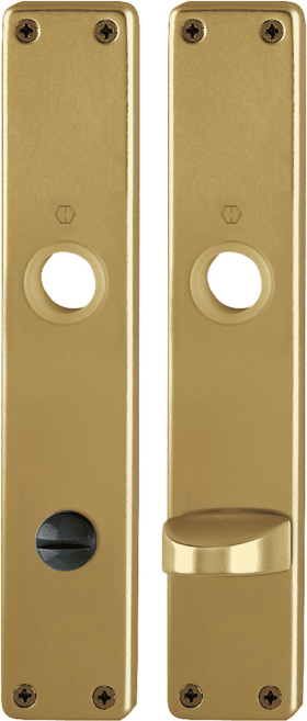 HOPPE Langschildpaar London 202SP, eckig o. No., WC/S 78, TS 40, F4