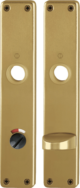 HOPPE Langschildpaar London 202SP, eckig o. No., WC/SS 78, TS 40, F4