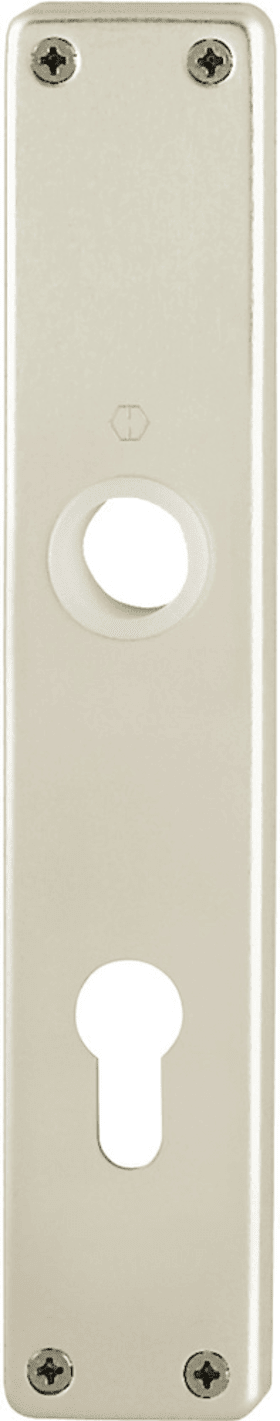 HOPPE Langschildpaar London 202SP, eckig o. No., PZ 72, F2