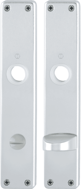 HOPPE Langschildpaar London 202SP, eckig o. No., WC/S 78, TS 40, F1