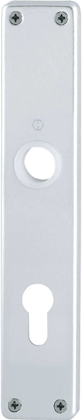 HOPPE Langschildpaar London 202SP, eckig o. No., PZ 72, F1