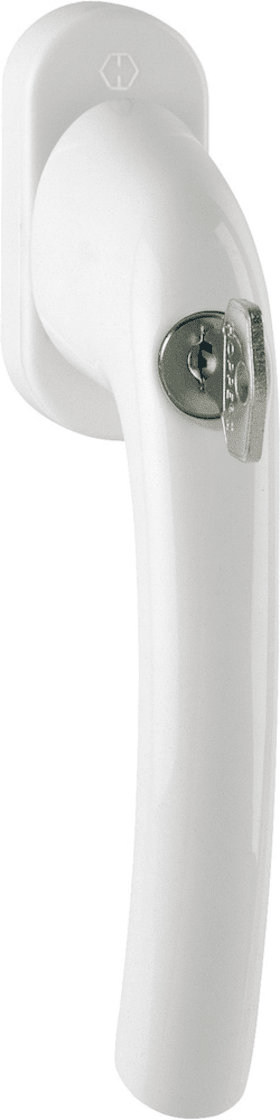 HOPPE Fenstergriff 0710S/U26,abschl.,ov.,7/32,TBT1,verkehrsw.