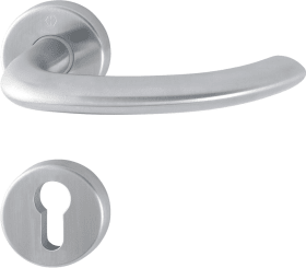 Hoppe Drückergarnitur Marseille E1138Z/42KV/42KVS, Edelstahl