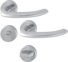 Hoppe Drückergarnitur Marseille E1138Z/42KV/42KVS, Edelstahl