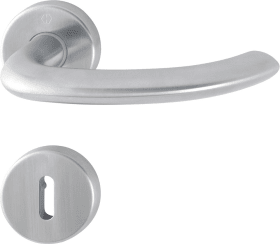 Hoppe Drückergarnitur Marseille E1138Z/42KV/42KVS, Edelstahl