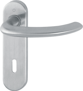 Hoppe short plate Marseille E1138Z/353K, stainless steel