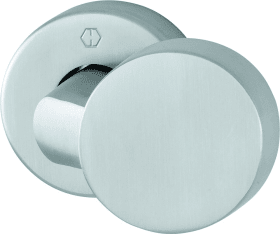 HOPPE Knopf auf Rosette E58G/42, feststehend, Edelstahl, 3031208