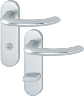 HOPPE Drückergarnitur Marseille 1138/353K, KS,WC/S78/8 (8),F1,TS 40-45