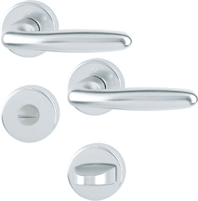 HOPPE Drückergarnitur Verona 1510/42KV/42KVS,WC/S,8(8),F1,TS 37-42