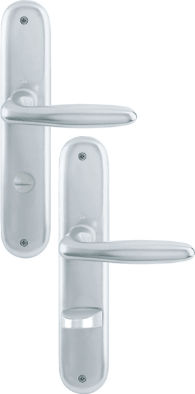 Hoppe Drückergarnitur Verona 1510/273P, Aluminium