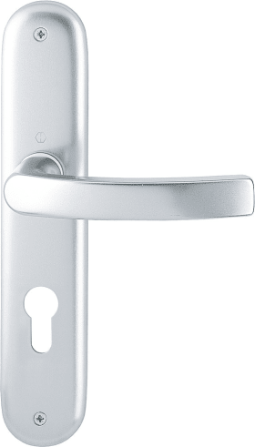 Hoppe Drückergarnitur Luxembourg 199/273P, Aluminium