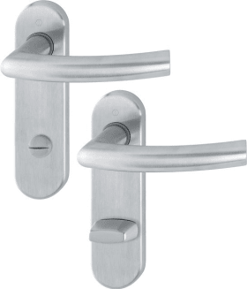 HOPPE Drückergarnitur Trondheim E1430Z/353K, KS,WC/S78/8 (8),F69,TS 40-45