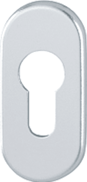 HOPPE Schlüsselrosette 55S-SK,oval o. No.,PZ, 3mm,F1