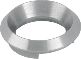 HOPPE Tür- Zylinderring, E795, f.PZ.bohr., rund, ER, edelstahl matt,Außen Ø 25mm,H 7mm