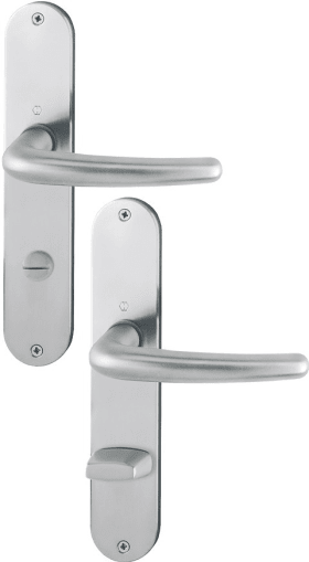 HOPPE Drückergarnitur Denver E1310Z/302, LS,WC/S78/8 (8),F69,TS 37-42,o. No.