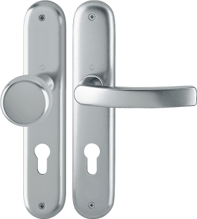 Hoppe Long Plate Luxembourg 53/273P/199, Aluminium