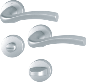 HOPPE Drückergarnitur Melbourne 1672/19KV/19KVS,WC/S,8(8),F1-2,TS 37-42