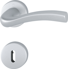 Hoppe Drückergarnitur Melbourne 1672/19KV/19KVS, Aluminium