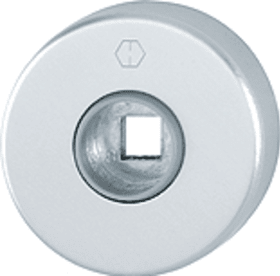 HOPPE Drückerrosettenpaar 42KV, rund, 9mm, TS 37-42, F1, VE10