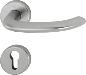 Hoppe Drückergarnitur Marseille 1138/42H/42KVS, Aluminium