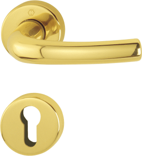 Hoppe Drückergarnitur Tokyo M1710RH/42KV/42KVS, Messing