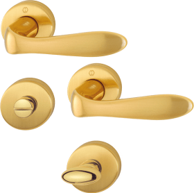 Hoppe Drückergarnitur Genova M1535/19KV/18KVS, Messing