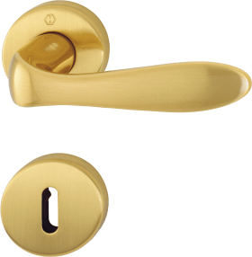 Hoppe Drückergarnitur Genova M1535/19KV/19KVS, Messing