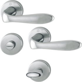 Hoppe Drückergarnitur Genova M1535/19KV/18KVS, Messing