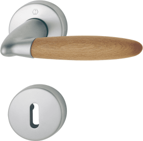 Hoppe Drückergarnitur Athinai M156/19KV/19KVS, Messing