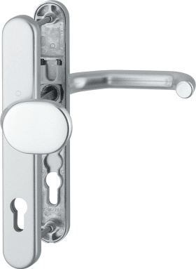 HOPPE Schutz-Wechselgarnitur mit Schmalschild Paris RD-86G/3358/3357N/138GF, Aluminium