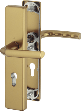 Hoppe security door handle set 1117/2221A/2440, aluminium