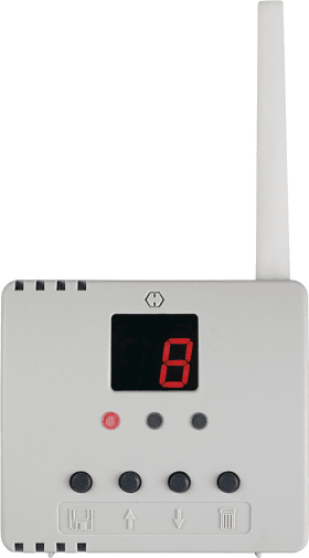 HOPPE FT-Funkempfänger, SecuSignal®, FE-411, 230V, Kunststoff, lichtgrau