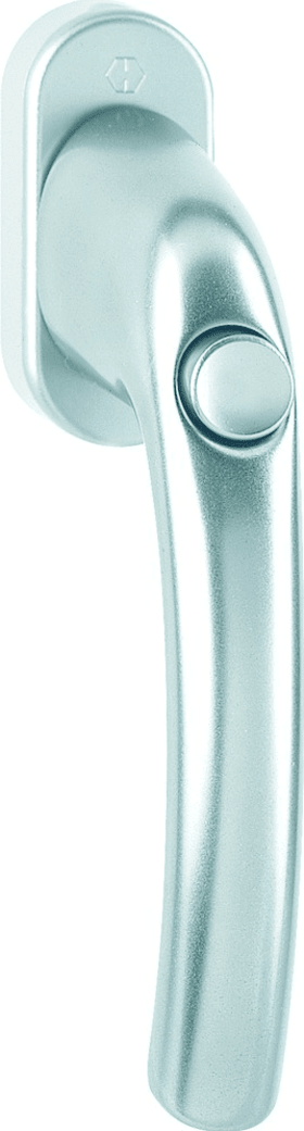 Hoppe Fenstergriff Tokyo mit Druckknopf, selbstsperrend