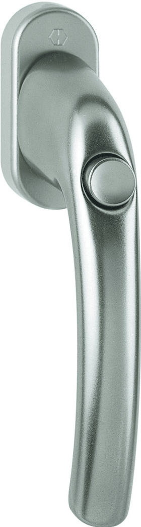 Hoppe Fenstergriff Tokyo mit Druckknopf, selbstsperrend
