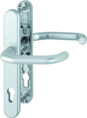 Hoppe Schutz-Drückergarnitur Paris 138GF/3358/3357N, Aluminium