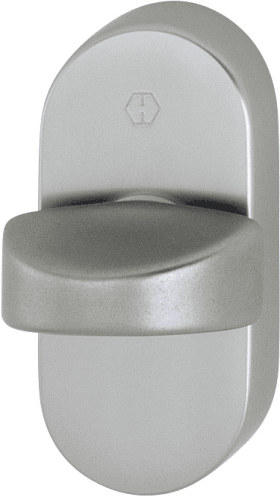 HOPPE Riegelolive OL92/55S,40mm,oval,stahlfarbig elox.