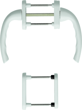 HOPPE Balkontürgarnitur Tokyo 0710RH/66N/U26/0710/66NS/49PNS, Aluminium