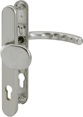 HOPPE Schutz-Wechselgarnitur mit Schmalschild Luxembourg 86G/3358/3357N/1500, Aluminium